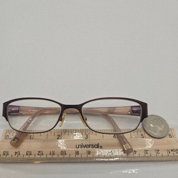 Marcho NYC Jane Eyewear Pink + Purple Westside 605 52/16  Women's Glasses - Picture 13 of 14